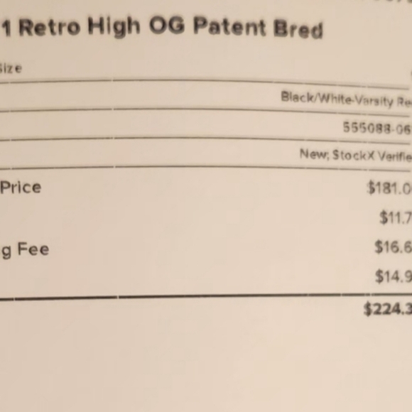 The Nike Air Jordan 1 Retro High OG Patent Bred - Picture 7 of 12